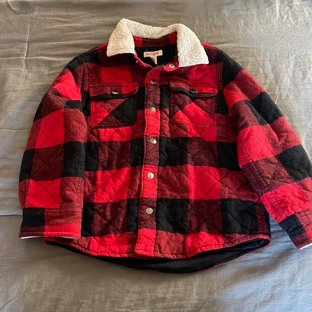 Kids lumberjack jacket